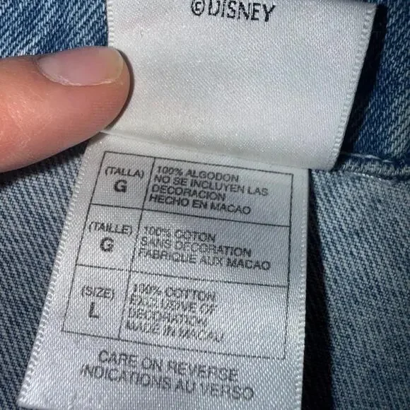 Adorable vintage vtg 90s y2k disney store embroidered denim - Picture 6 of 6